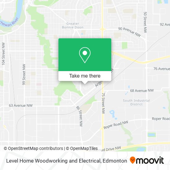 Level Home Woodworking and Electrical map