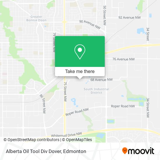 Alberta Oil Tool Div Dover map