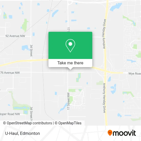 U-Haul map