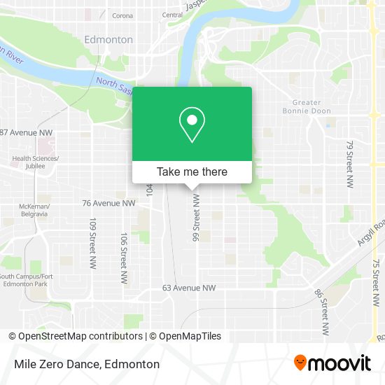 Mile Zero Dance map