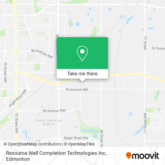 Resource Well Completion Technologies Inc map