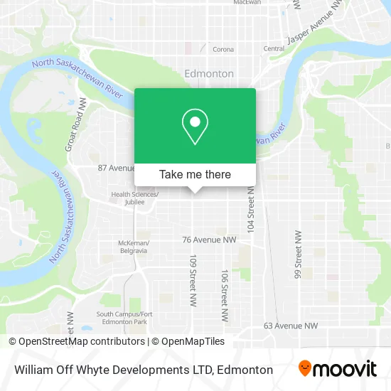 William Off Whyte Developments LTD map