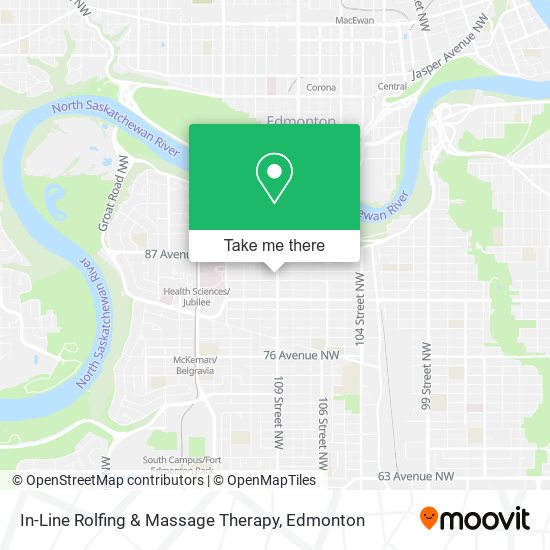 In-Line Rolfing & Massage Therapy map