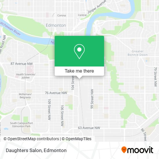 Daughters Salon map