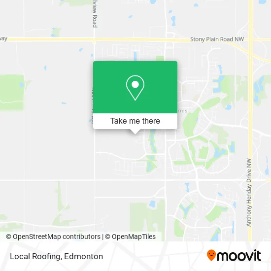 Local Roofing map