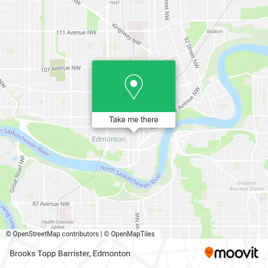 Brooks Topp Barrister map