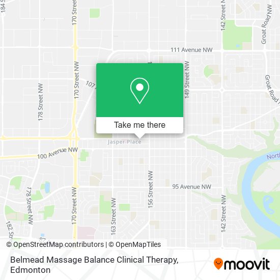 Belmead Massage Balance Clinical Therapy map