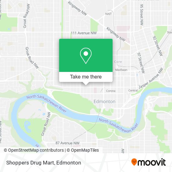 Shoppers Drug Mart map