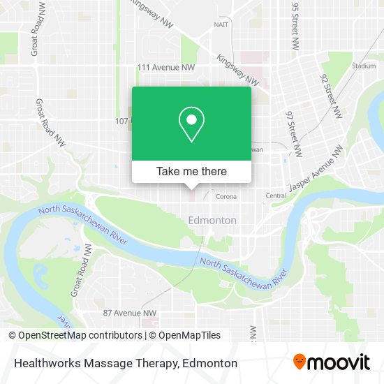 Healthworks Massage Therapy map