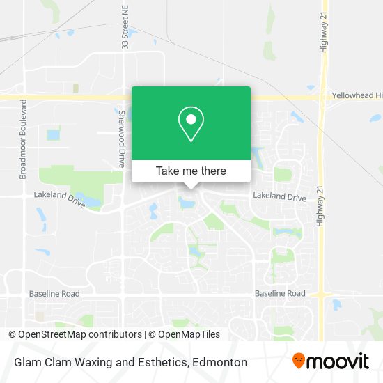 Glam Clam Waxing and Esthetics map