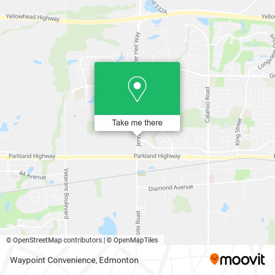 Waypoint Convenience map