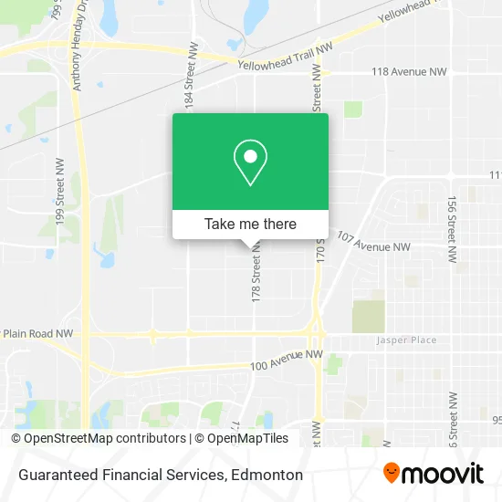 Guaranteed Financial Services map