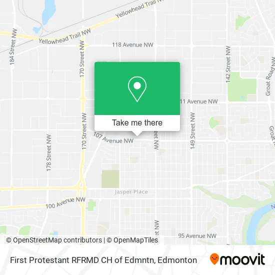 First Protestant RFRMD CH of Edmntn map