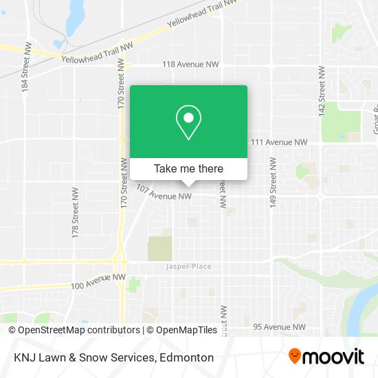 KNJ Lawn & Snow Services map