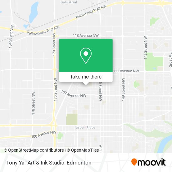 Tony Yar Art & Ink Studio map