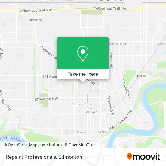 Repaint Professionals map