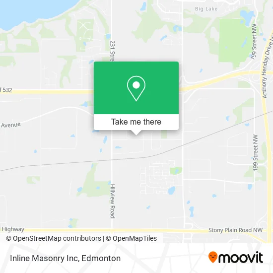 Inline Masonry Inc map