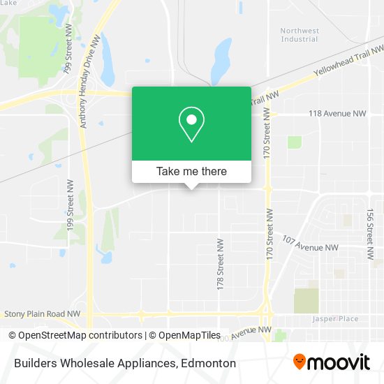 Builders Wholesale Appliances map