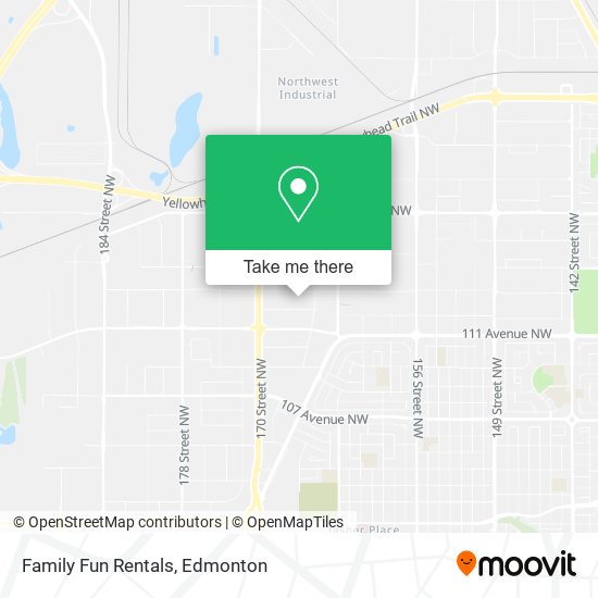 Family Fun Rentals map