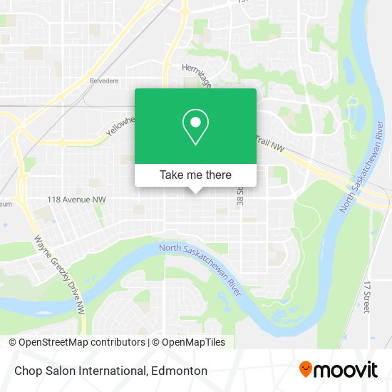 Chop Salon International map