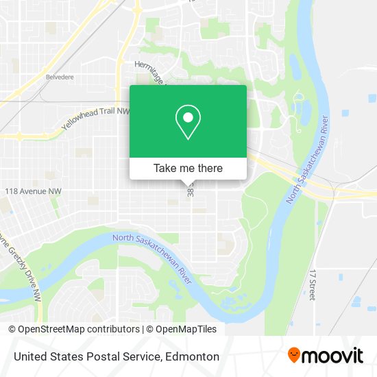 United States Postal Service map