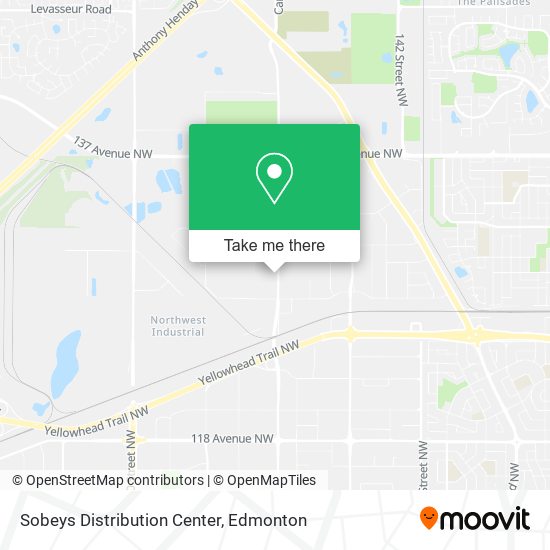 Sobeys Distribution Center map