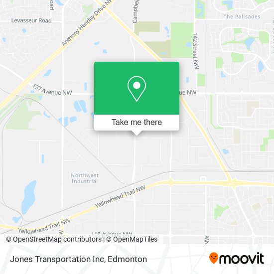 Jones Transportation Inc map