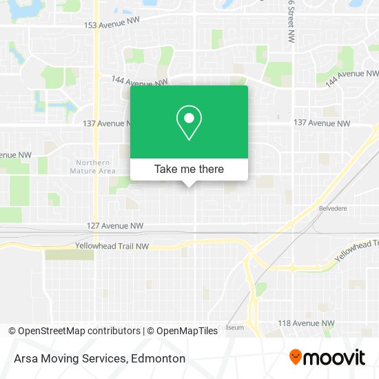 Arsa Moving Services map