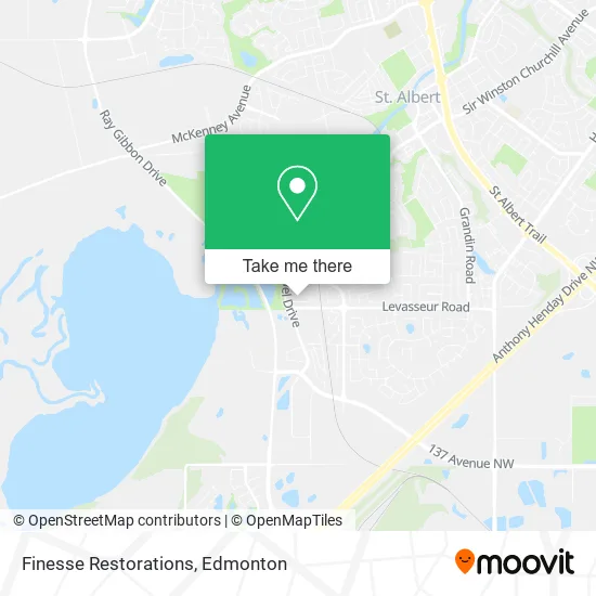 Finesse Restorations map