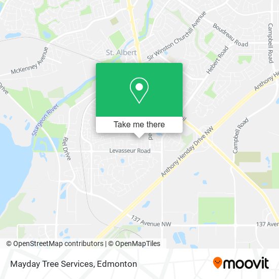 Mayday Tree Services map