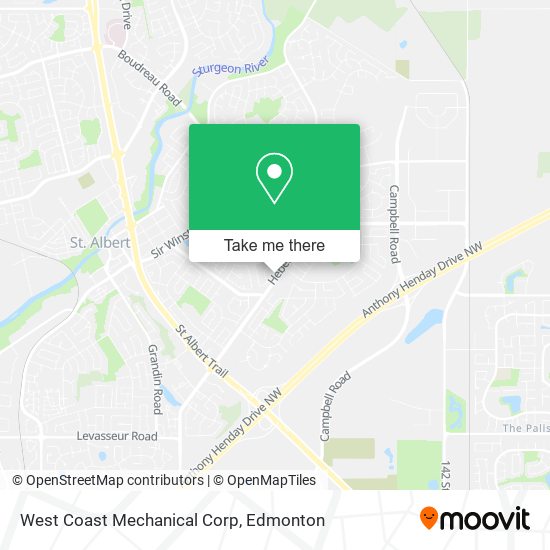 West Coast Mechanical Corp map