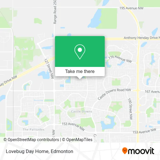 Lovebug Day Home map