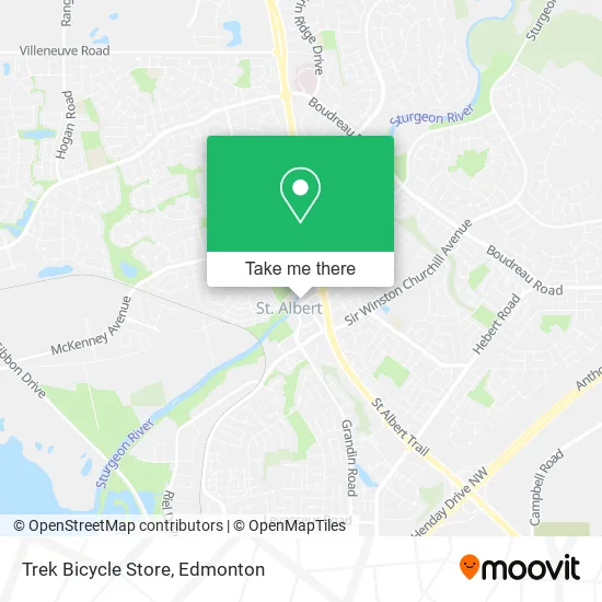 Trek Bicycle Store map