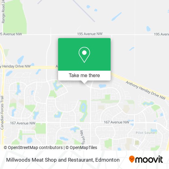 Millwoods Meat Shop and Restaurant plan