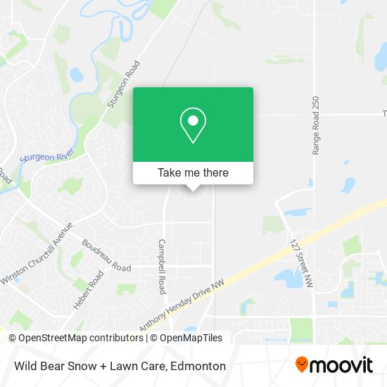 Wild Bear Snow + Lawn Care map