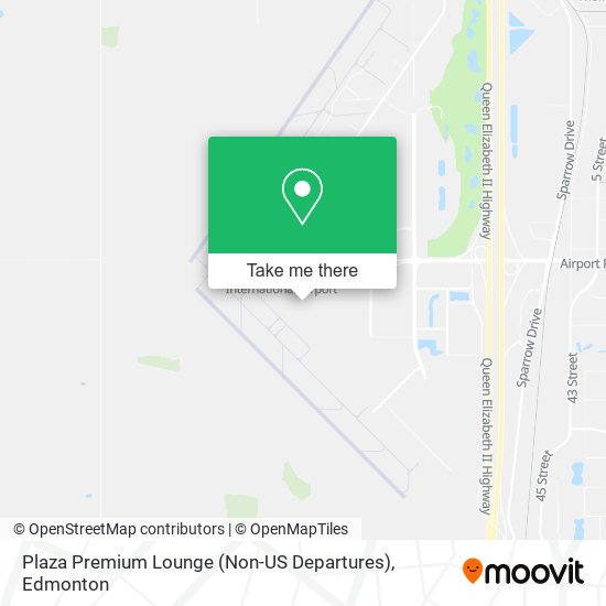 Plaza Premium Lounge (Non-US Departures) map