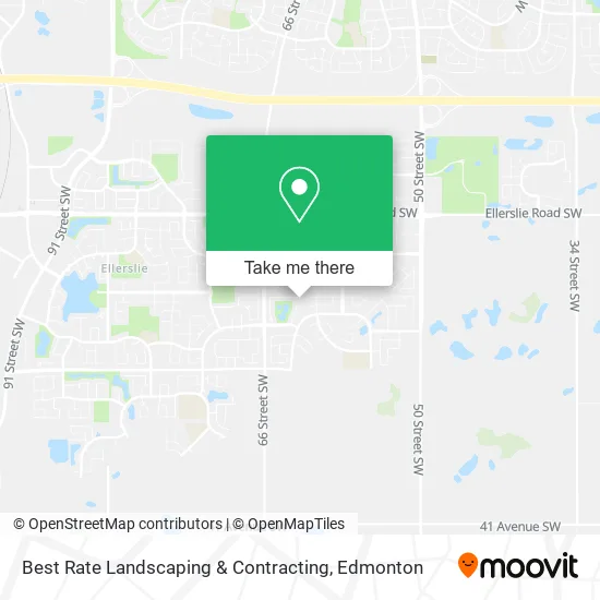 Best Rate Landscaping & Contracting map