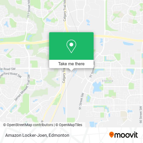 Amazon Locker-Joen map