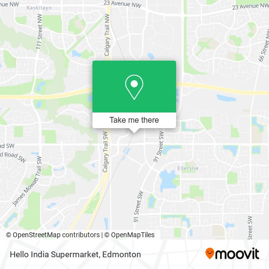 Hello India Supermarket map