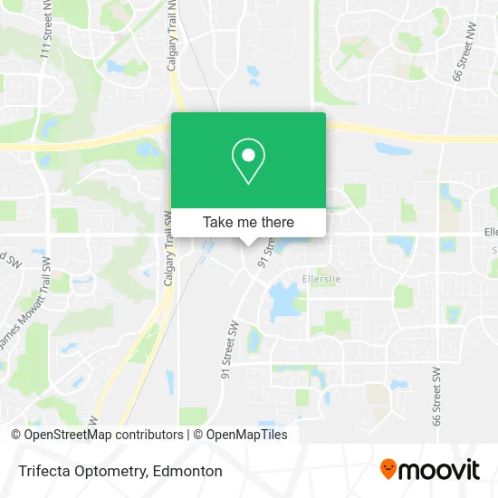 Trifecta Optometry map