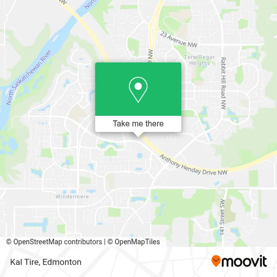Kal Tire map