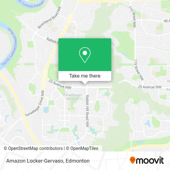 Amazon Locker-Gervaso map