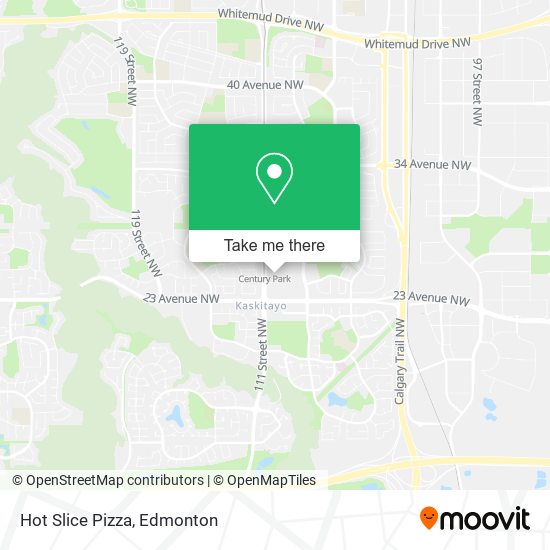 Hot Slice Pizza map