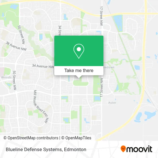 Blueline Defense Systems map