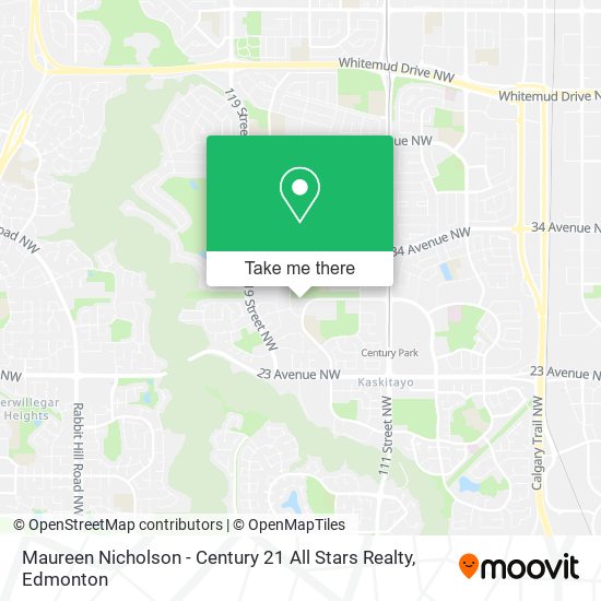 Maureen Nicholson - Century 21 All Stars Realty map