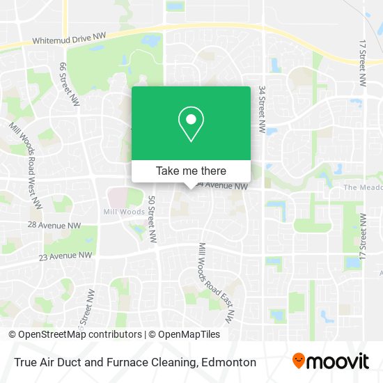 True Air Duct and Furnace Cleaning map