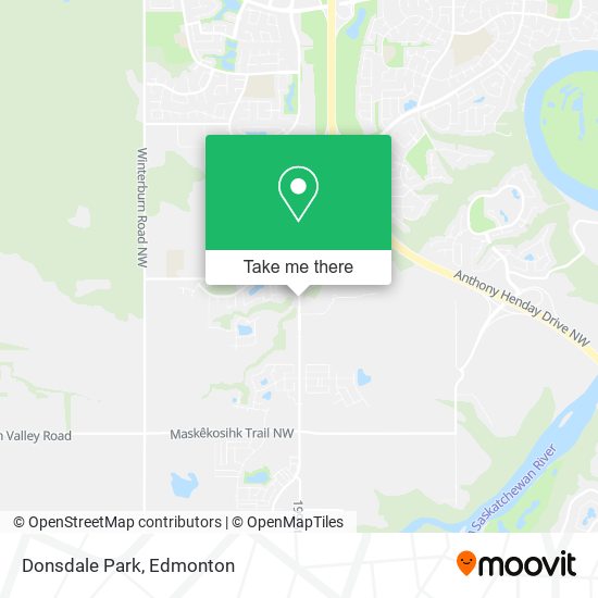 Donsdale Park map