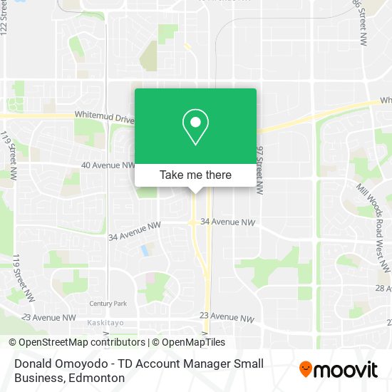 Donald Omoyodo - TD Account Manager Small Business map