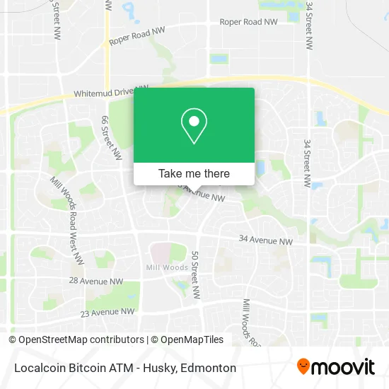 Localcoin Bitcoin ATM - Husky map