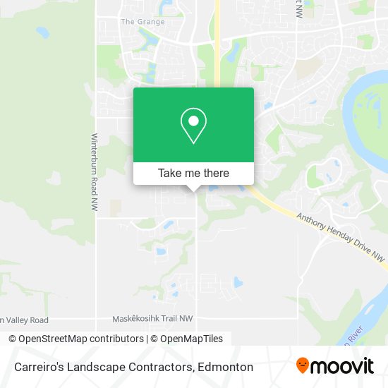 Carreiro's Landscape Contractors map